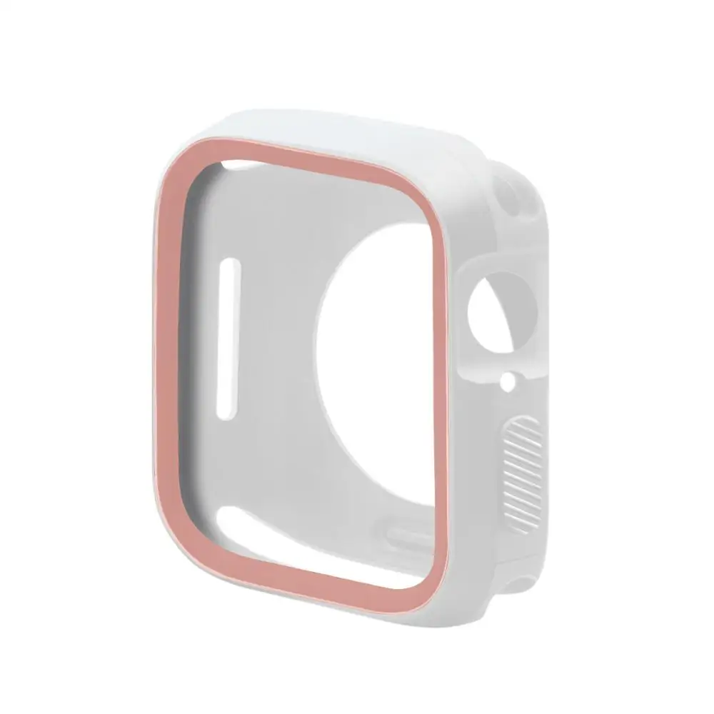 Защитный чехол для Apple Watch, версии 5/4/3/2/1 40 мм 44 Ni ke стиль Мягкий силиконовый чехол s для наручных часов iWatch серии 5 4, 2, 3, ремешок 42 мм, 38 мм - Цвет: PW