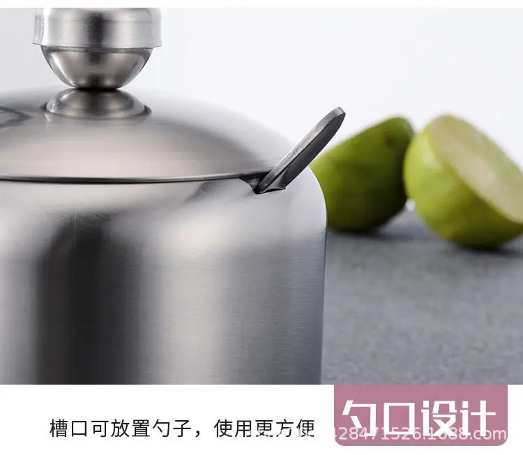 Набор для приправ из нержавеющей стали для специй, контейнер для хранения специй приправы коробка для соли сахара перца для баночек со кухонные принадлежности