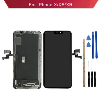 

TFT OLED Display For Iphone X XR XS LCD Display Touch Screen Glass Digitizer Complete Assembly Replacement