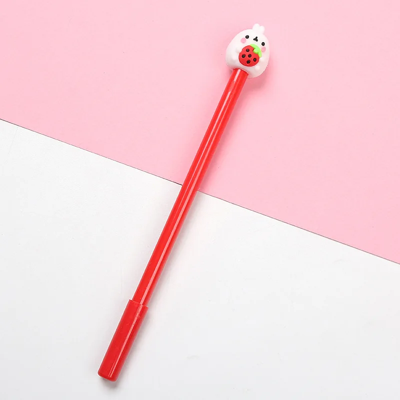 Кавайные ручки Cute Molang Rabbit gel с черными чернилами 0 5 мм перьевая ручка Канцтовары