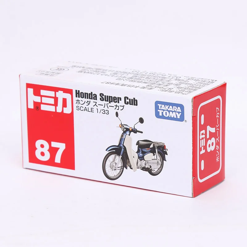 Takara Tomy Tomica Geniune № 87 Honda супер Cub масштаб 1:33 мотоцикл металлический литой автомобиль новая коллекция игрушек#879978