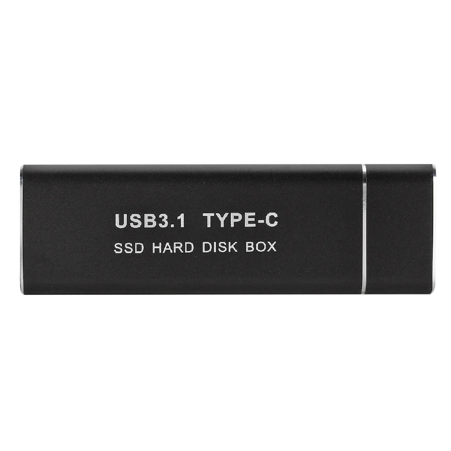 USB 3.1 Type-C to M.2 NGFF SSD Mobile Hard Drive Disk Box 6Gbps External Enclosure Case for m2 SATA SSD USB 3.1 2260/2280 hard drive enclosure