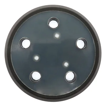 

1PCS 5 Inch 5-Hole 3 Boltses Hook and Loop Black Sanding Pad Backing Plate for Electric Grinder Power Tools Accessories
