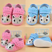 Recién Nacido primeros caminantes cuna zapato niña niño suave suela antideslizante Niño Zapatos Zapatillas de lona ocasionales bebé niño Niña Zapatos(China)