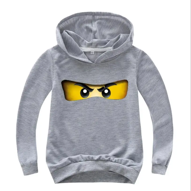Ninjago/футболка с капюшоном для мальчиков детские костюмы из фильма «ниндзя», хлопковая одежда синий свитер для детей от 3 до 14 лет верхняя одежда, базовое пальто для девочек - Цвет: photo color