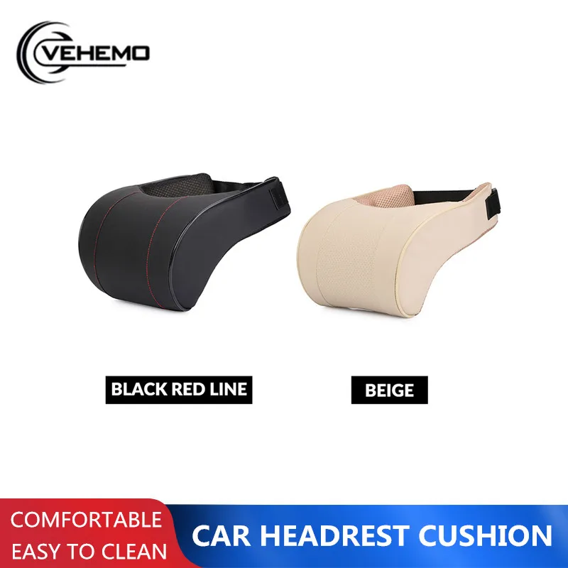 

Memory Cotton Car Headrest Pillow Car Head Cushion Headrest Neck Pillow Fashion Cervical Protection Auto