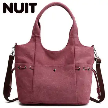 

Women Canvas Handbags Hobos Large Capacity Casual Totes Bag High Quality Ladies Crossbody Shoulder Bags Drawstring Shopping Bags