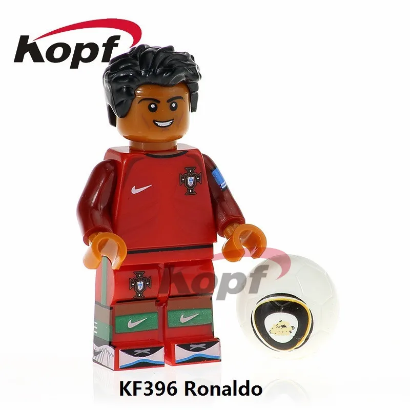 KF396 20pcs No Box 20 шт. KF6047 строительные блоки Супер Герои известный певец Месси Popeye Бекхэм Фредди Меркурий Куклы Фигурки для детей игрушки подарок - Цвет: KF396 20pcs No Box