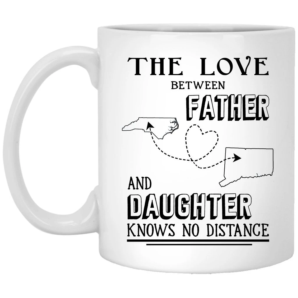 the love between father and daughter knows no distance mug