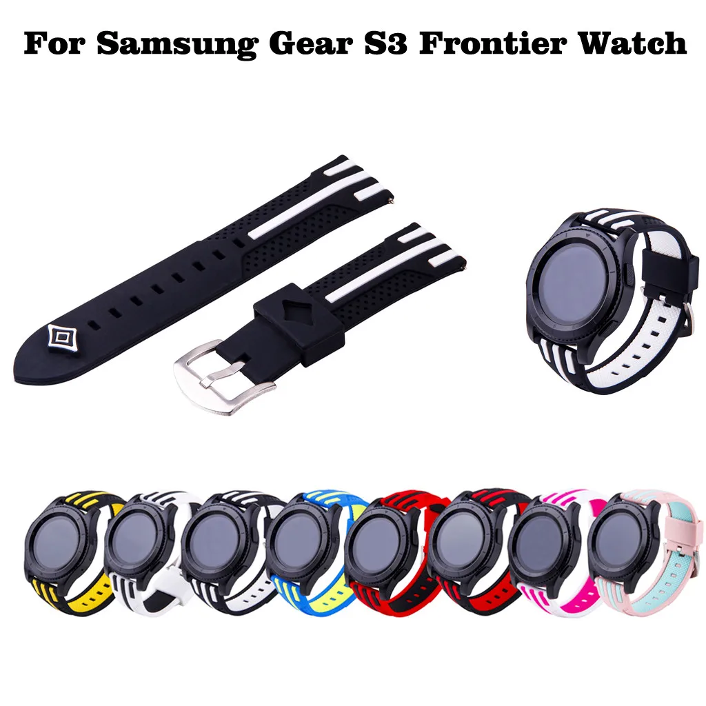 Для Samsung Gear S3 силиконовый браслет ремешок для часов Frontier классический дизайн 140 215
