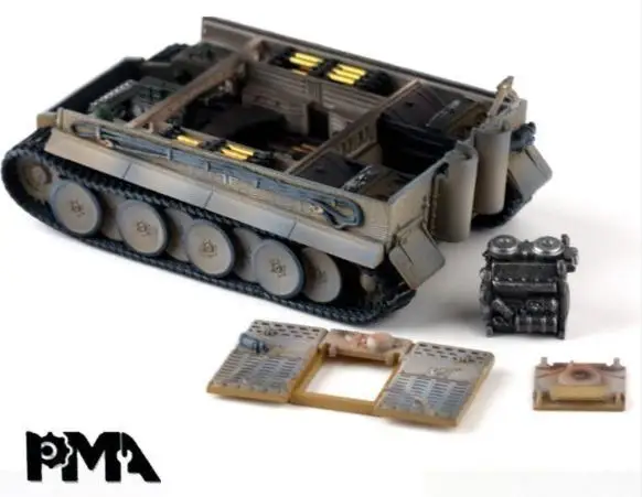 PMA Tiger I Mid 111 sPz Abt 501 Восточная Передняя 1/72 литая модель танк