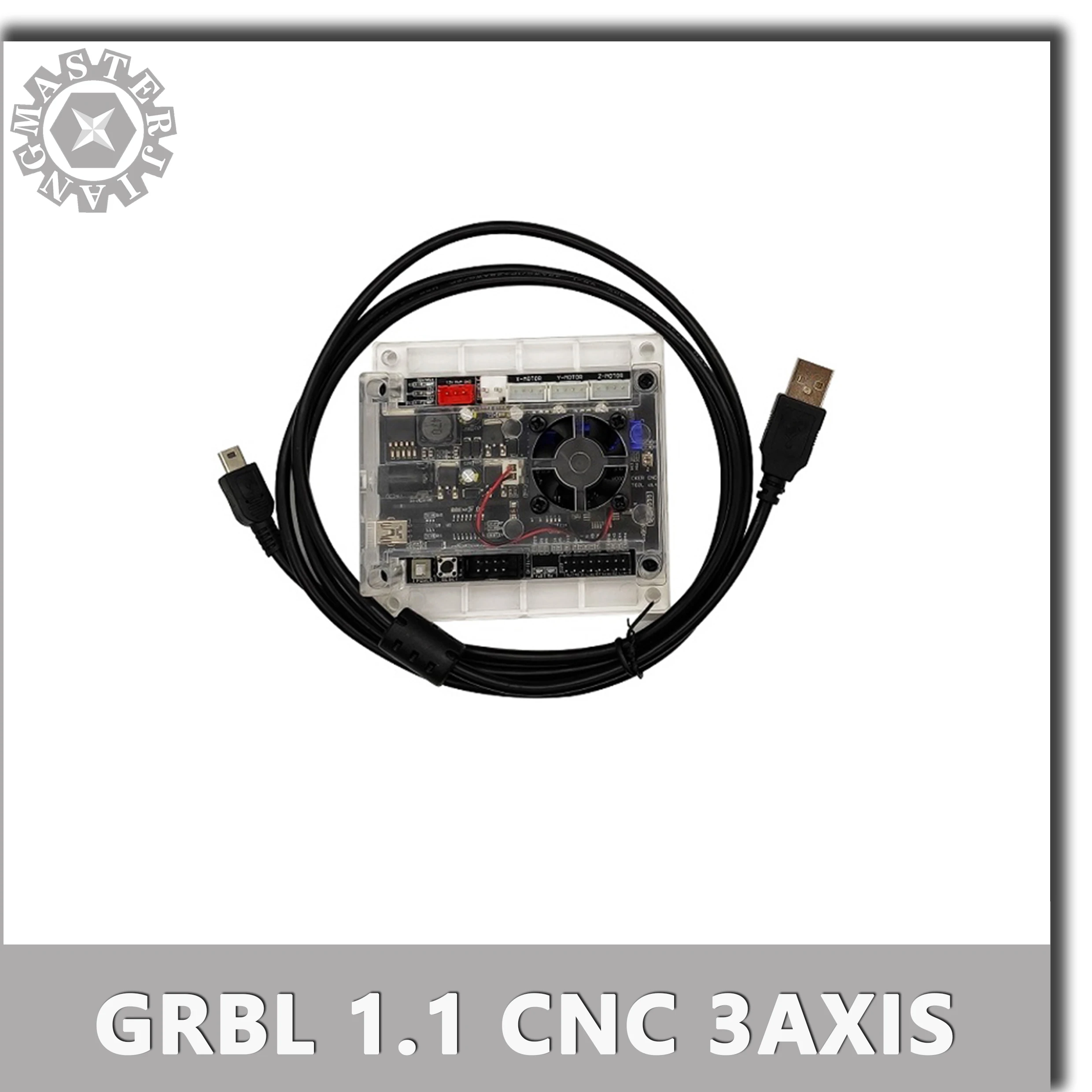 

V3.4 USB Port 3Axis Engraving Machine Control Board GRBL1.1 can work offline for Laser Engraving Machine 3018 Pro/3018 Pro BM.