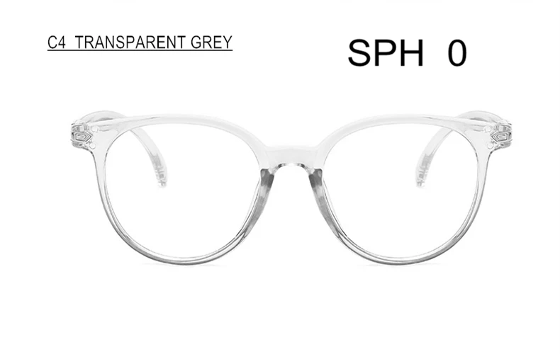 SWOKENCE Prescription Glasses For Nearsighted Men Women Myopia Glasses Dioptre-0.5 to-6.0 Spectacles For Shortsighted F108 - Цвет оправы: C4 (0)