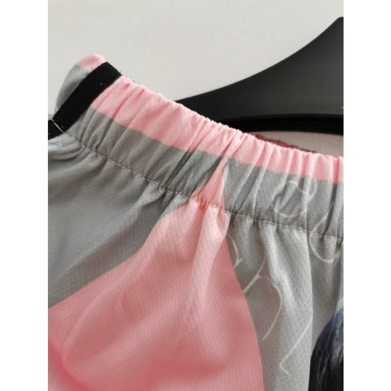 Online Traje 3D para mujer de alta calidad, Nueva Generación americana, cantante Ariana Grande, impresión 3D, Camiseta corta sexy + Pantalones cortos cool traje