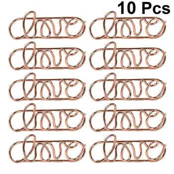 

10pcs Clips Practical Clip Office Paper Clip for Message Paper Photo