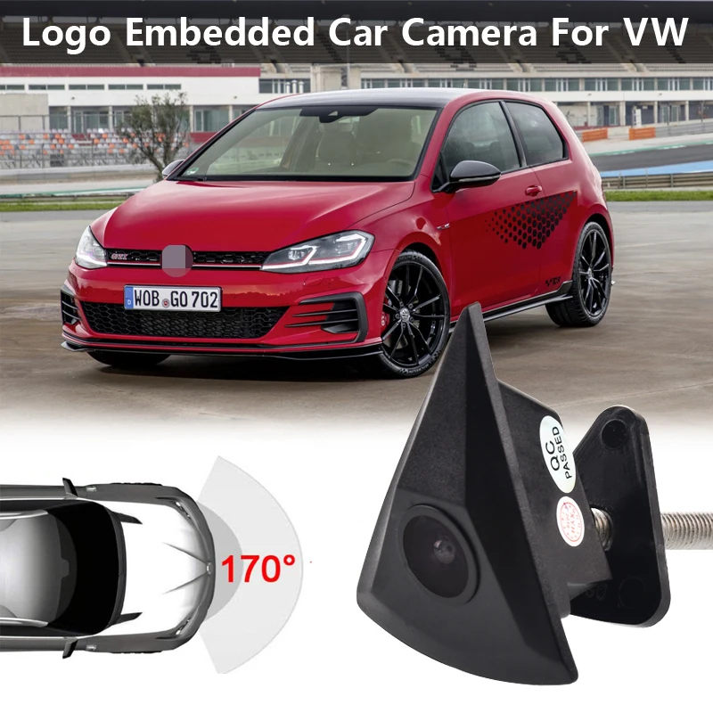 Автомобильная Камера Переднего Вида HD CCD для VW Passat b4 b5 b6 b7Tiguan Golf 4 5 6 Touran Polo Beetle Multivan