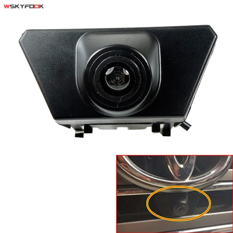 

600L CCD Night Vision Car Front View Positive Camera For Toyota RAND Road Jersey 2014 Firm installation under the car Logo