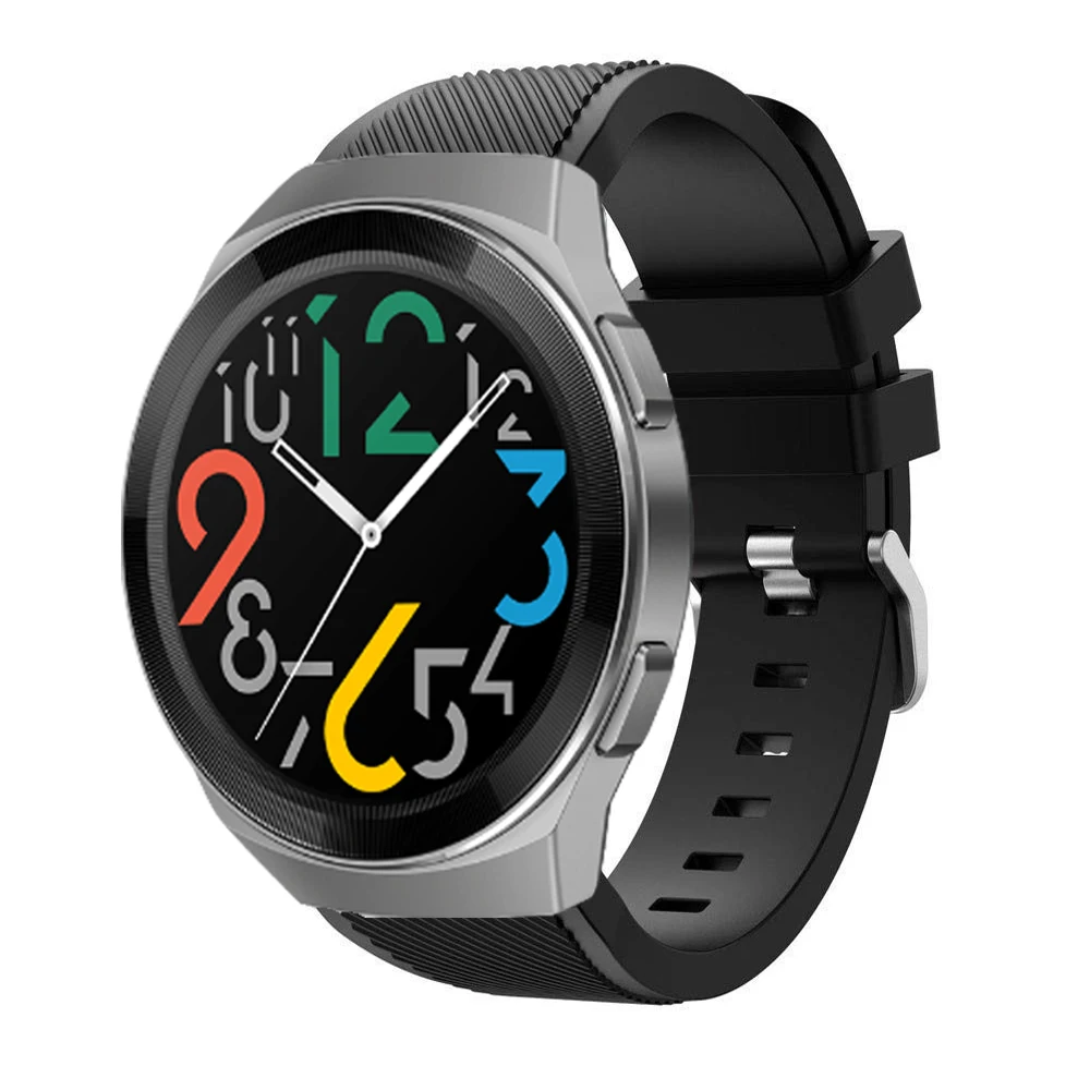 Ремешок для часов Huawei gt 2e 22 мм силиконовый ремешок Samsung Galaxy watch 46 Gear S3 GT 2 Amazfit gtr 47