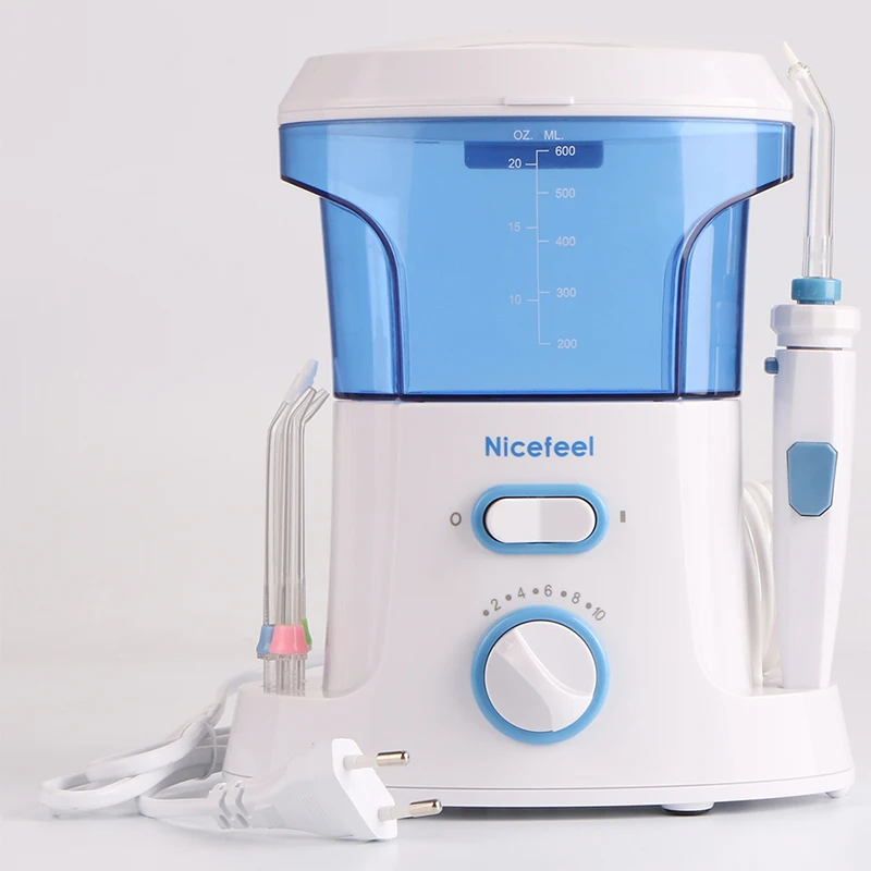 nicefeel irrigador oral de 600ml multifuncional pontas para 05