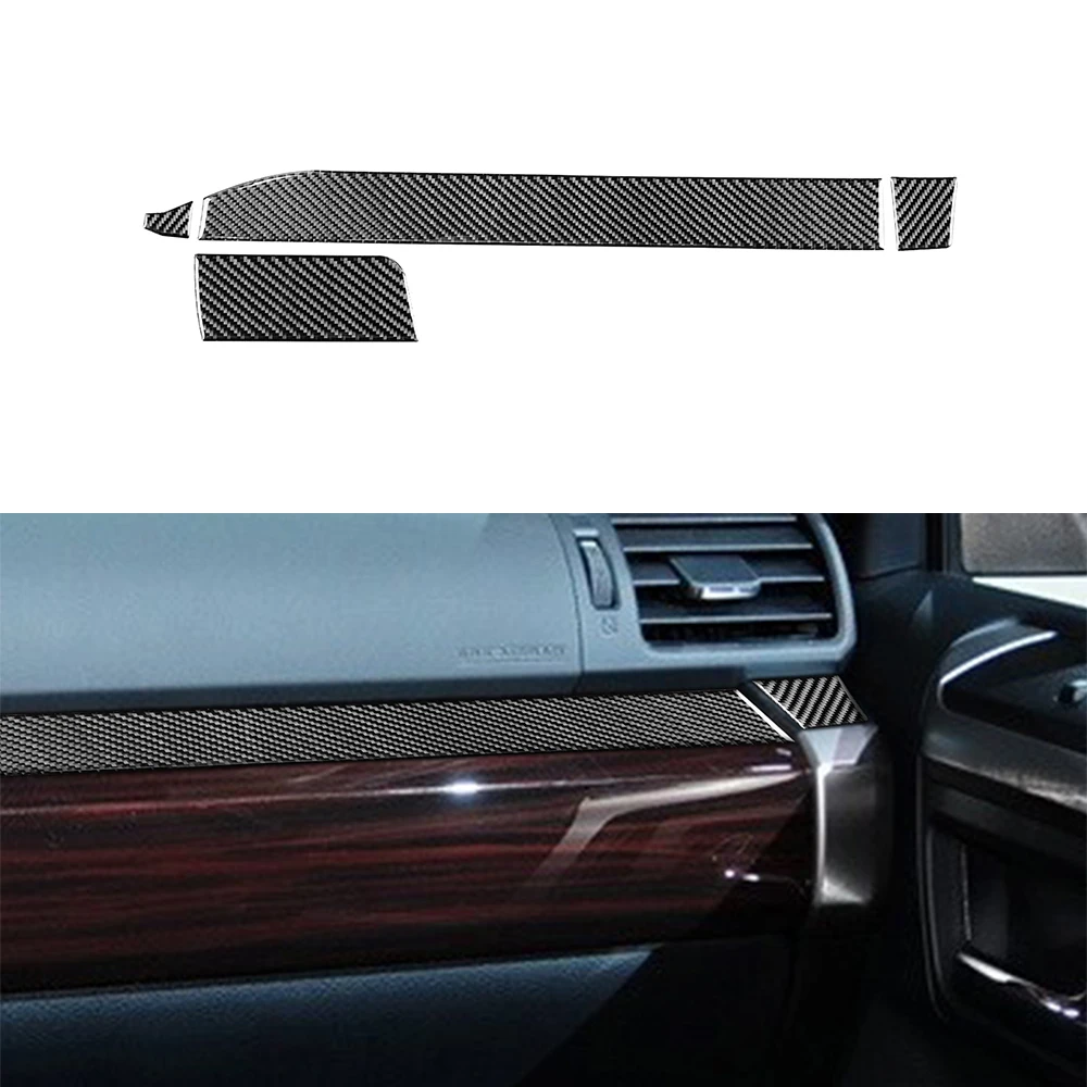 

Для Toyota 4runner 2010-2020, Обложка центральной консоли автомобиля, отделка, наклейка, аксессуары для интерьера, мягкое углеродное волокно