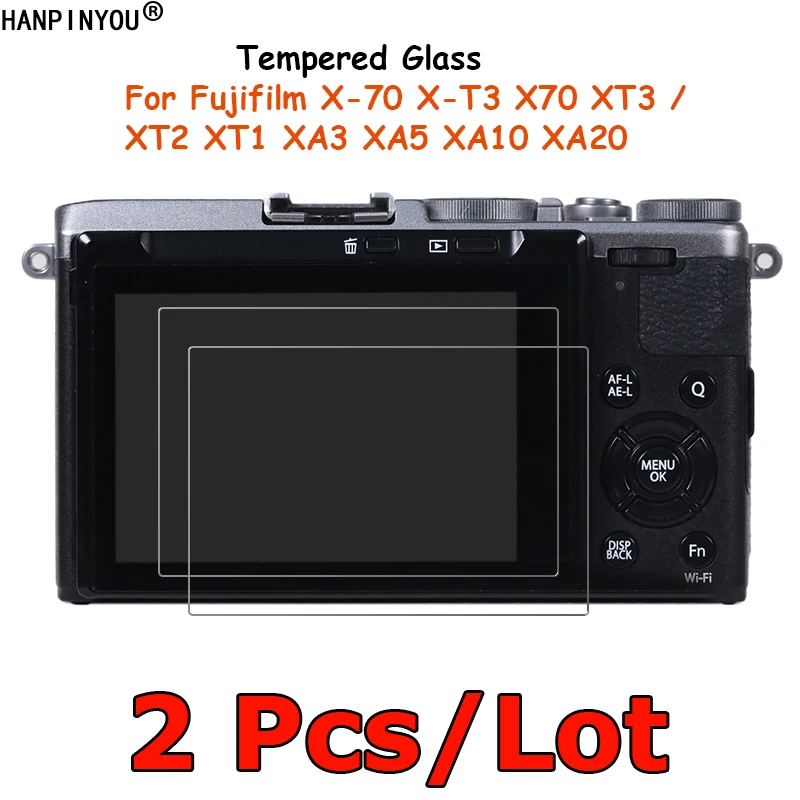 Защитное стекло для Fujifilm X-70 X-T3 X70 XT3/XT2 XT1 XA3 XA5 XA10 XA20 закаленное защита экрана камеры