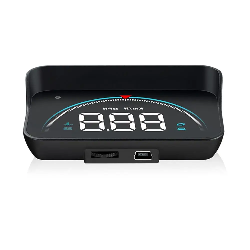 M8 Смарт на лобовое стекло универсальный автомобильный HUD Дисплей OBD2 II более Скорость Предупреждение проекционный Спидометр Plug And Play