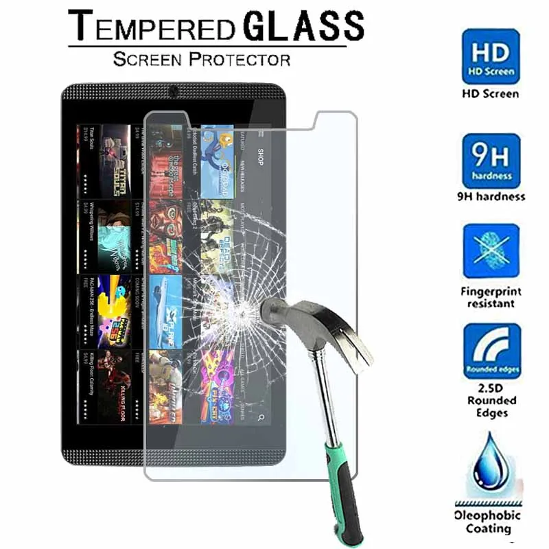 

For Nvidia Shield K1 8-inch - 9H Premium Tablet Tempered Glass Screen Protector Film Protector Guard Cover