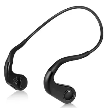 

Wireless Bluetooth Style Bone Conduction Headphones, IP66 Sweatproof Sports Earbuds with 6 Hours Play Time, Earphone with Mic, H
