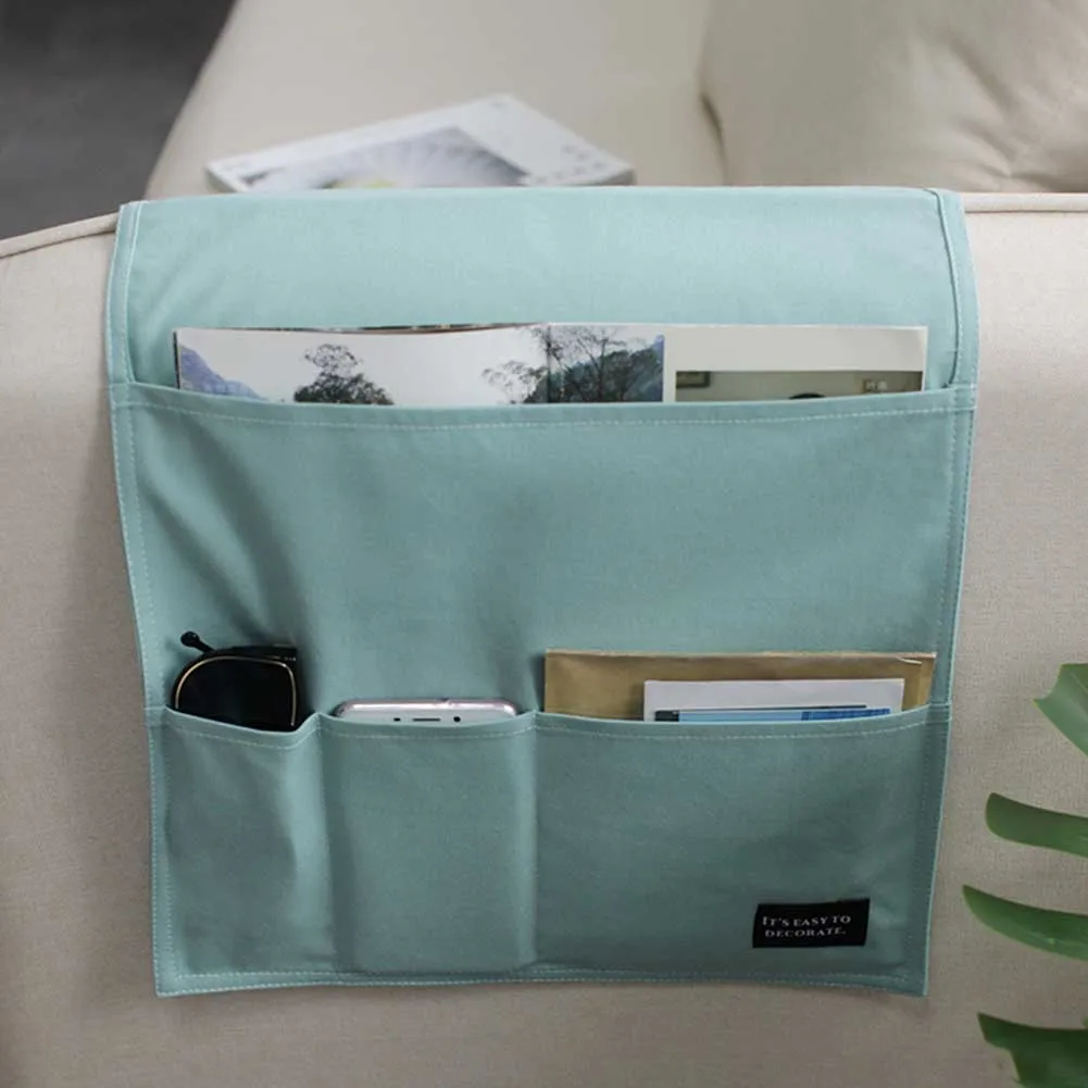 Cellphone Anti Slip Modern Storage Bag TV Remote Solid Couch Space Saving Magazines Sofa Armrest Sundries Organizer Large Cellphone Anti Slip Modern Storage Bag TV Remote Solid Couch Space Saving Magazines Sofa Armrest Sundries Organizer Large