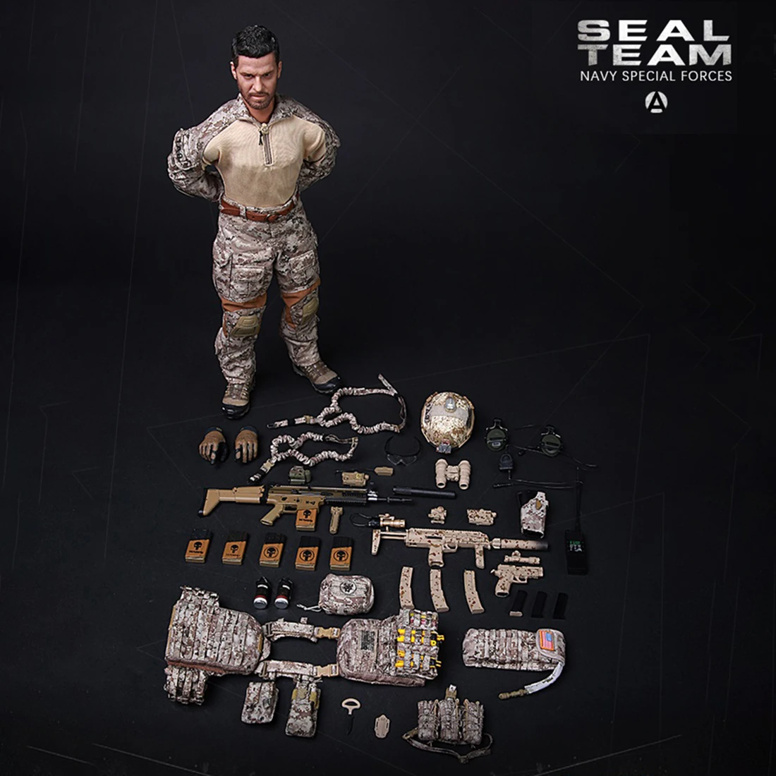 Модель солдата Surwish 1/6 30 см Реалистичная голова подвижная самодельная Военная