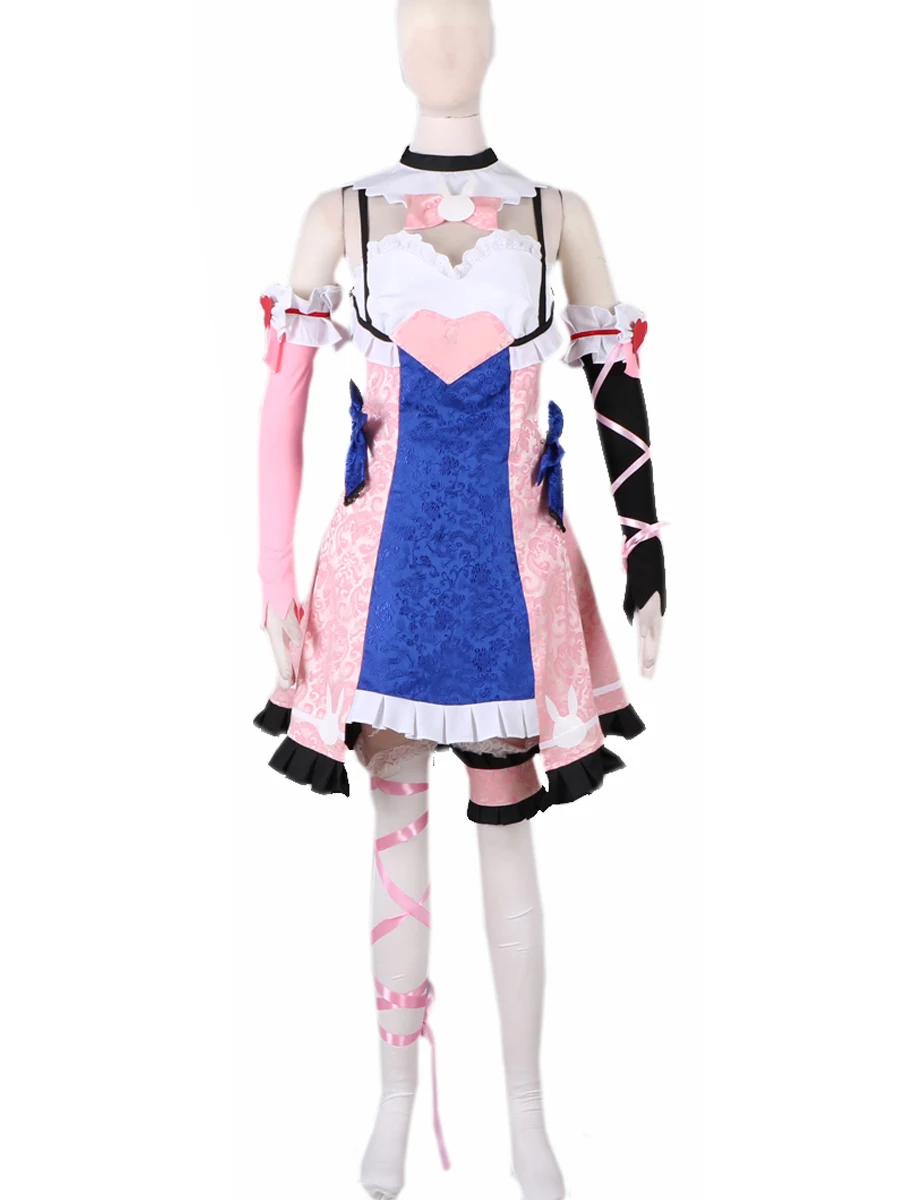 OW Hana Song D.Va Lolita Dress Cosplay Costume Custom Made Any Size | Тематическая одежда и униформа