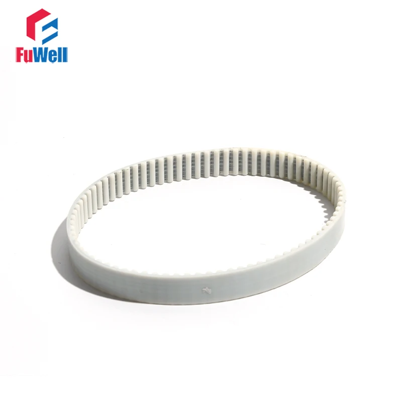 Ремень ГРМ HTD5M из белой искусственной кожи полиуретановый ремень передачи с