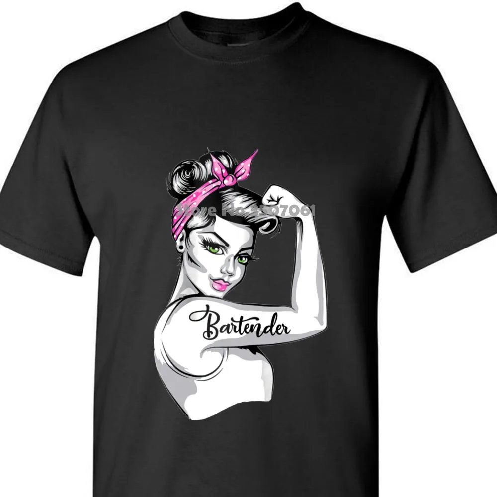 

Union Strong Bartender Woman Happy Labor Day T Shirt Design T Shirt Cute Cartoon Tops coat clothes tops