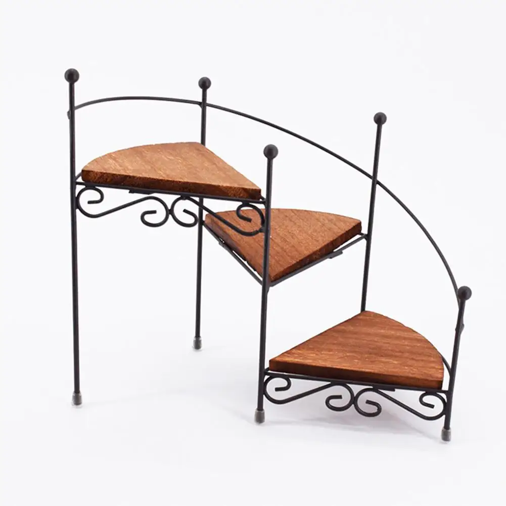 Мини железная 3 слойная подставка для цветов домашнего офиса горшок суккулентов