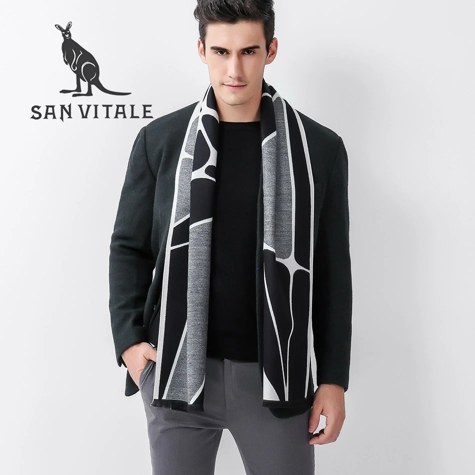 Bufandas a la para hombre, bufanda de marca de Poncho de estilo de diseñador, nuevos de abrigo, alta calidad, informal, para invierno|Bufandas de hombre| - AliExpress