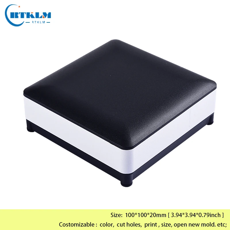 Aluminum project box instrument case aluminium amplifier enclosure DIY juntion box electrical distribution box 100*100*20mm