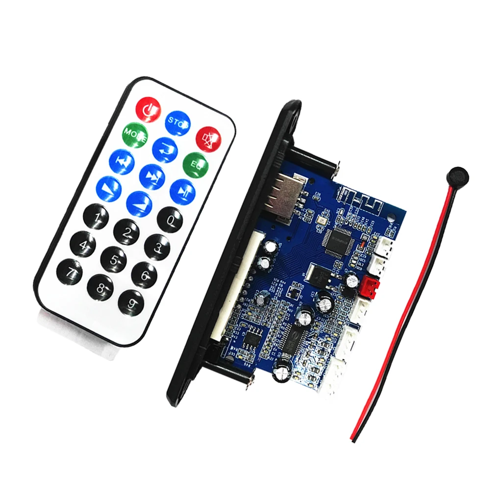 Bluetooth Digital Auto Car Stereo Power Amplifier Sound Mode Audio Music Player Support USB MP3 FM TF for Auto Motorcycle