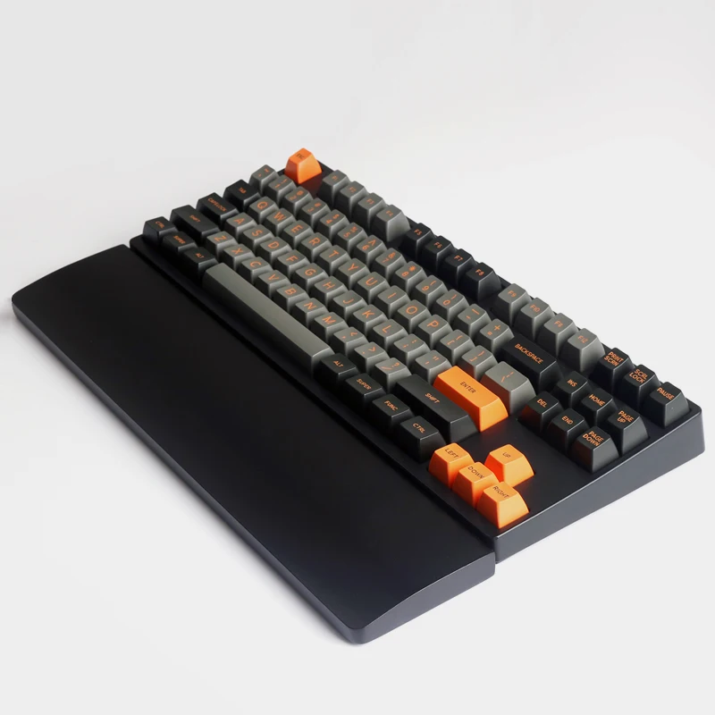 Jkdk 61 68 87 104wood Wrist Rest Pad Keyboard Wood Black Wrist Rest