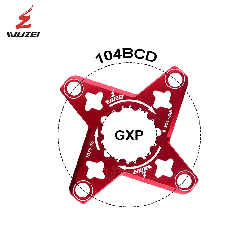 Wuzei MTB   ũũ GXP to BCD 104MM ̴ , SRAM GXP XX1 X0 X9 ũũ GXP to 104BCD üθ