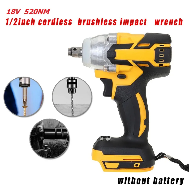 

For Makita Electric Wrench 520NM Impact Cordless Brushless Maintenance