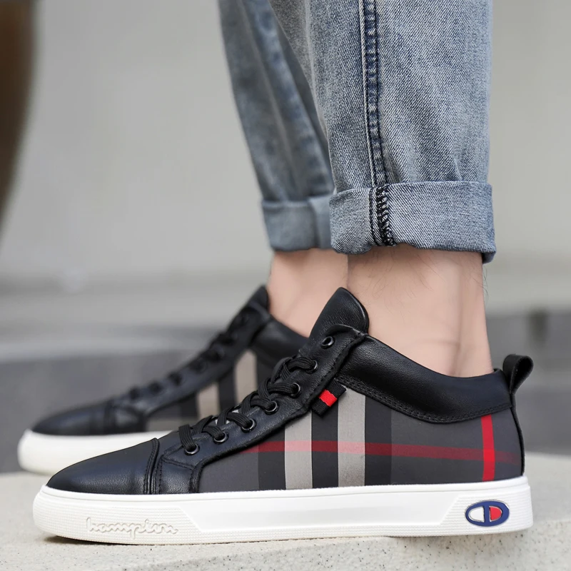 Phragmites/модные высокие мужские ботинки в полоску зимние меховые кроссовки Zapatos De Mujer кожаные мужские ботинки высокого качества