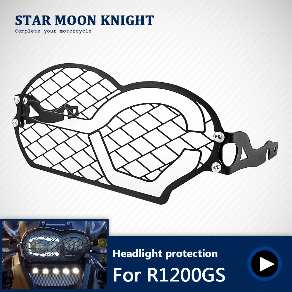 Для BMW R1200GSA R 1200 GS R1200GS Adv 2004-2012 мотоцикла из нержавеющей стали защита для фар