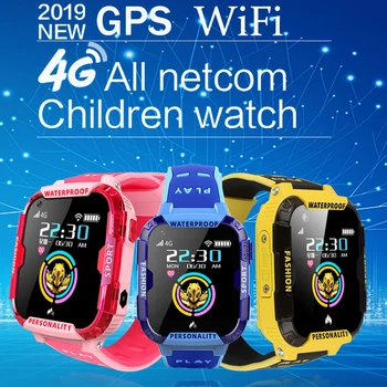 

LIGE New GPS Kids smart watch safe positioning Remote monitoring smart watch For children support video call 4G SIM card WiFi