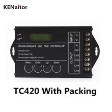 Time Programable RGB LED Controller TC420 DC12V/24V 5Channel Total Output 20A Common Anode Programmable