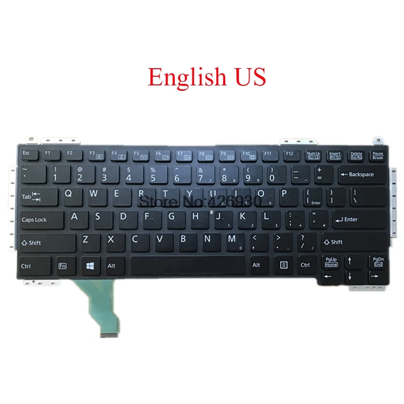 Ноутбук США клавиатура для Fujitsu Lifebook S904 S935 T904 T935 T936 U904 английский N860 7839 T101 CP660833 01
