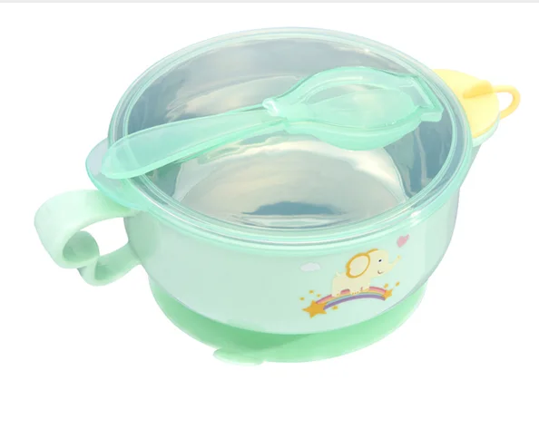 Hot Sale High Quality Wholesale Customized New PP Stainless Water Injection Seel Insulated Bowl For Baby