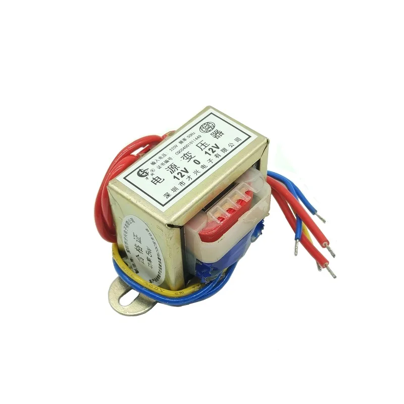 EI4120-5W силовой трансформатор DB-5VA 220V постоянного тока до 12V×2 двойной 12V 12V-0-12V 0.2A