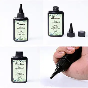 

100ml UV Resin Hard Crystal Clear Glue Ultraviolet Curing Epoxy Resin Jewelry
