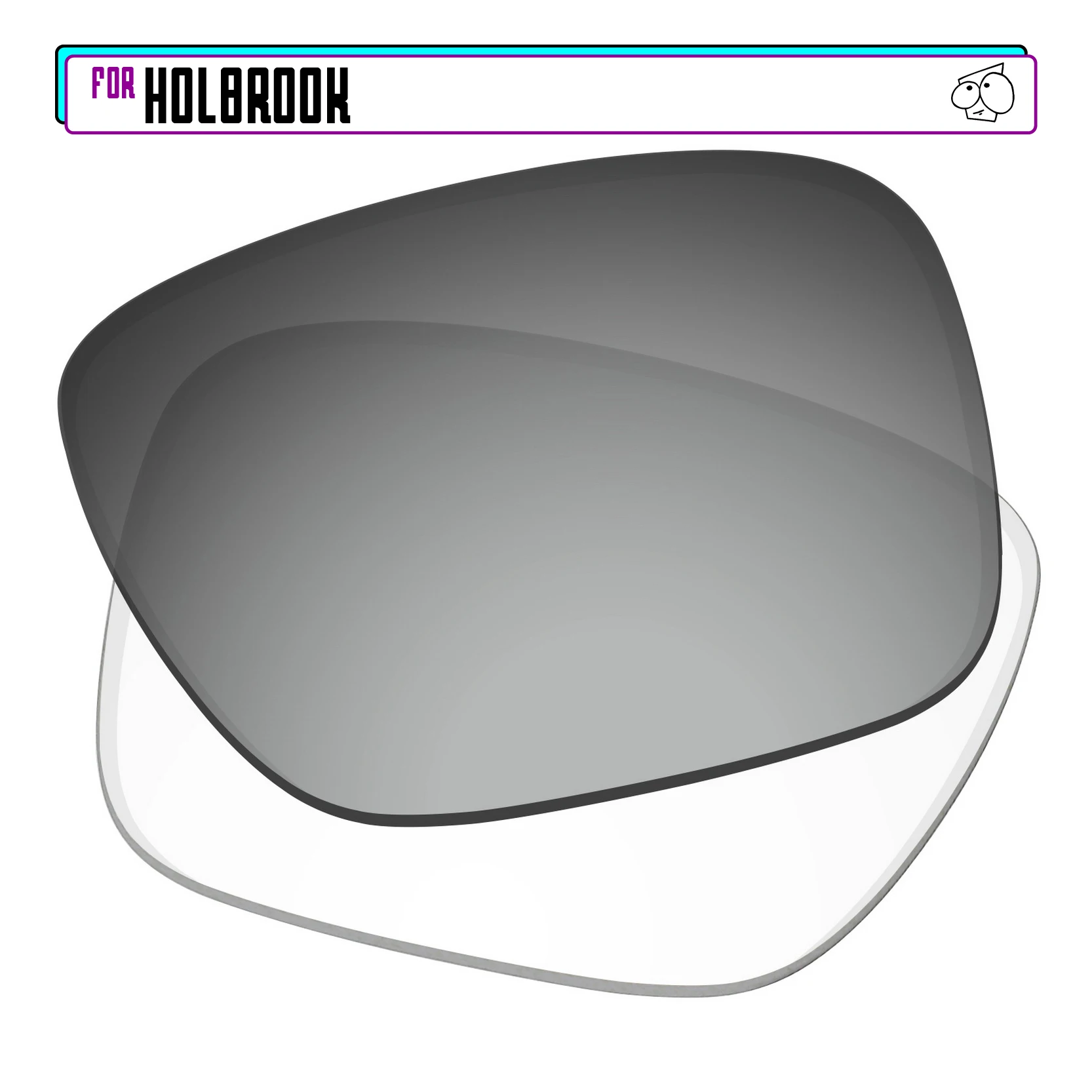 

EZReplace Polarized Replacement Lenses for - Oakley Holbrook Sunglasses - Eclipse Photochromic