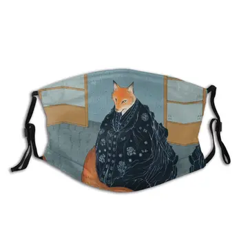 

Kitsune Fox Mouth Face Mask The Fox's Wedding Facial Mask Fashion Beautiful with 2 Filters for Adult Mask